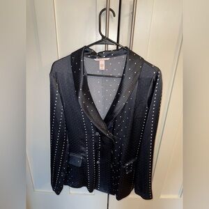 Victoria’s Secret double breasted silk like pajama top